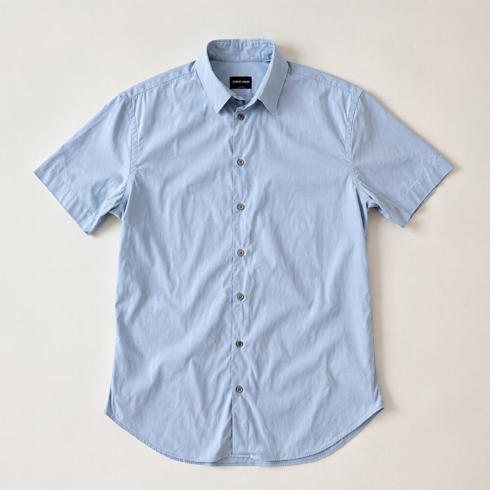 Giorgio-armani Men's Blue Shirt